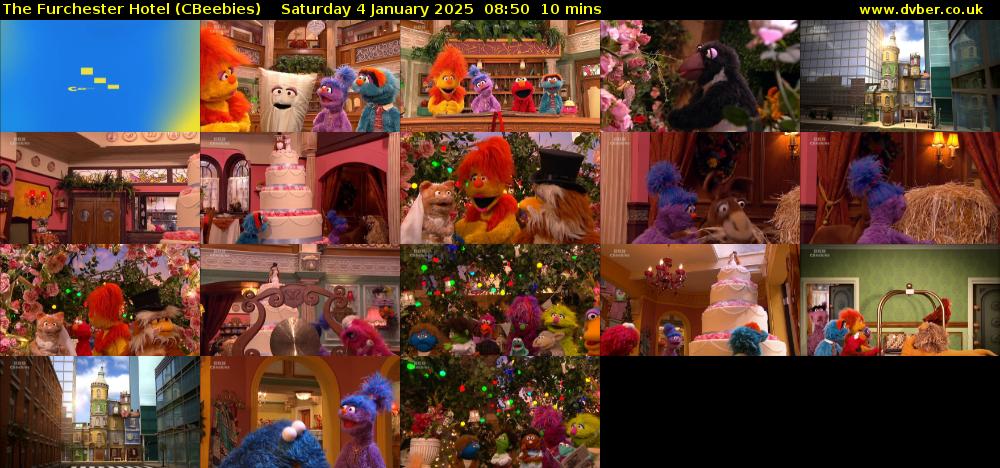 The Furchester Hotel (CBeebies) Saturday 4 January 2025 08:50 - 09:00