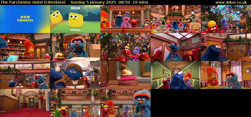 The Furchester Hotel (CBeebies) Sunday 5 January 2025 08:50 - 09:00
