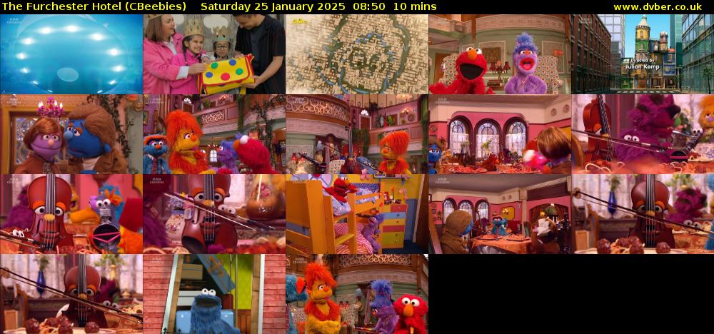 The Furchester Hotel (CBeebies) Saturday 25 January 2025 08:50 - 09:00