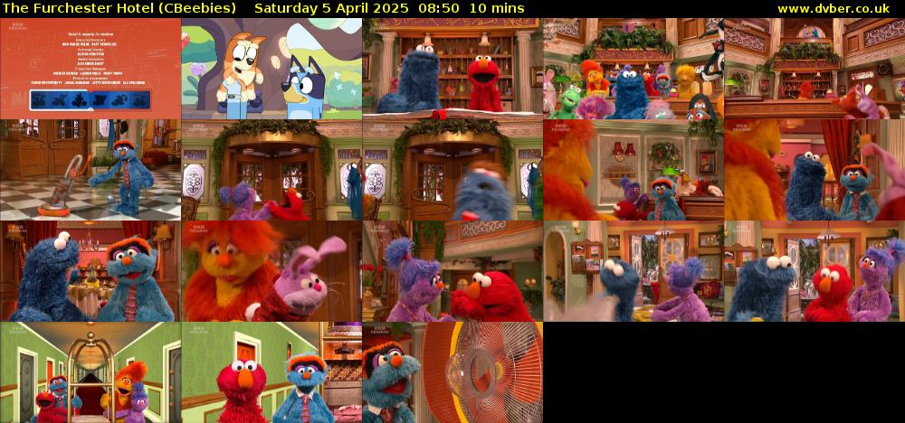The Furchester Hotel (CBeebies) Saturday 5 April 2025 08:50 - 09:00