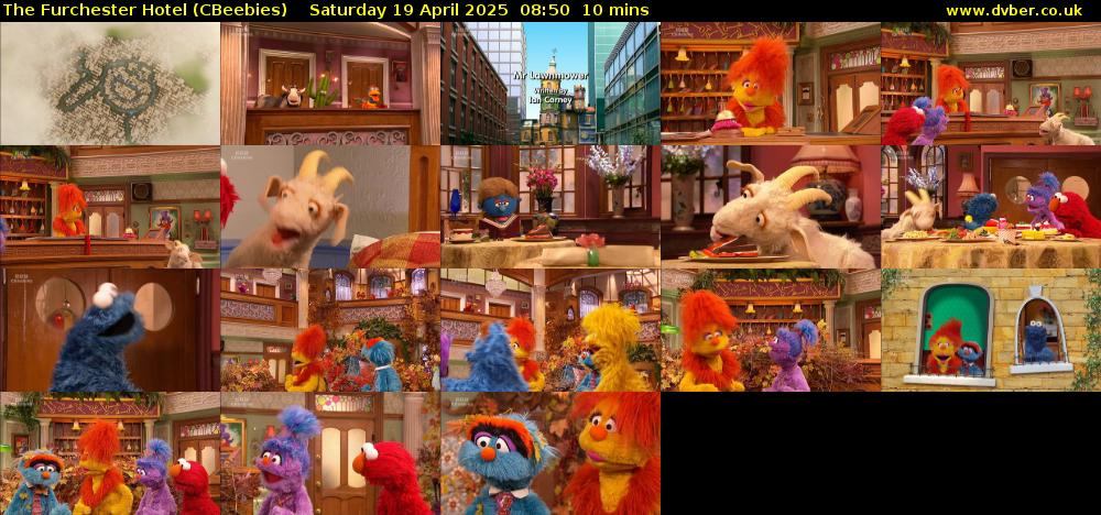 The Furchester Hotel (CBeebies) Saturday 19 April 2025 08:50 - 09:00