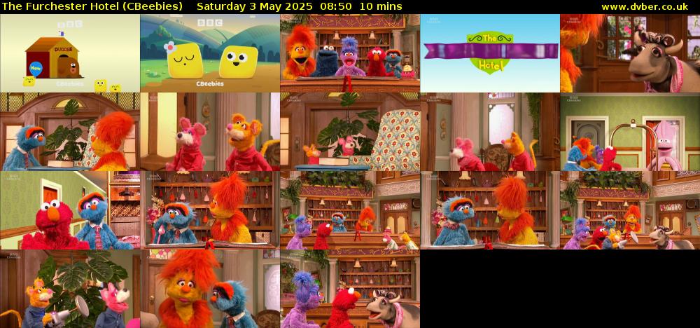 The Furchester Hotel (CBeebies) Saturday 3 May 2025 08:50 - 09:00