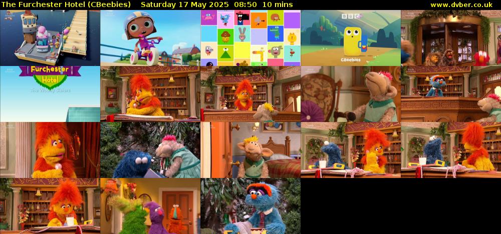 The Furchester Hotel (CBeebies) Saturday 17 May 2025 08:50 - 09:00