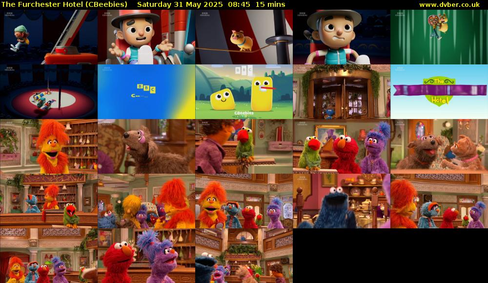 The Furchester Hotel (CBeebies) Saturday 31 May 2025 08:45 - 09:00