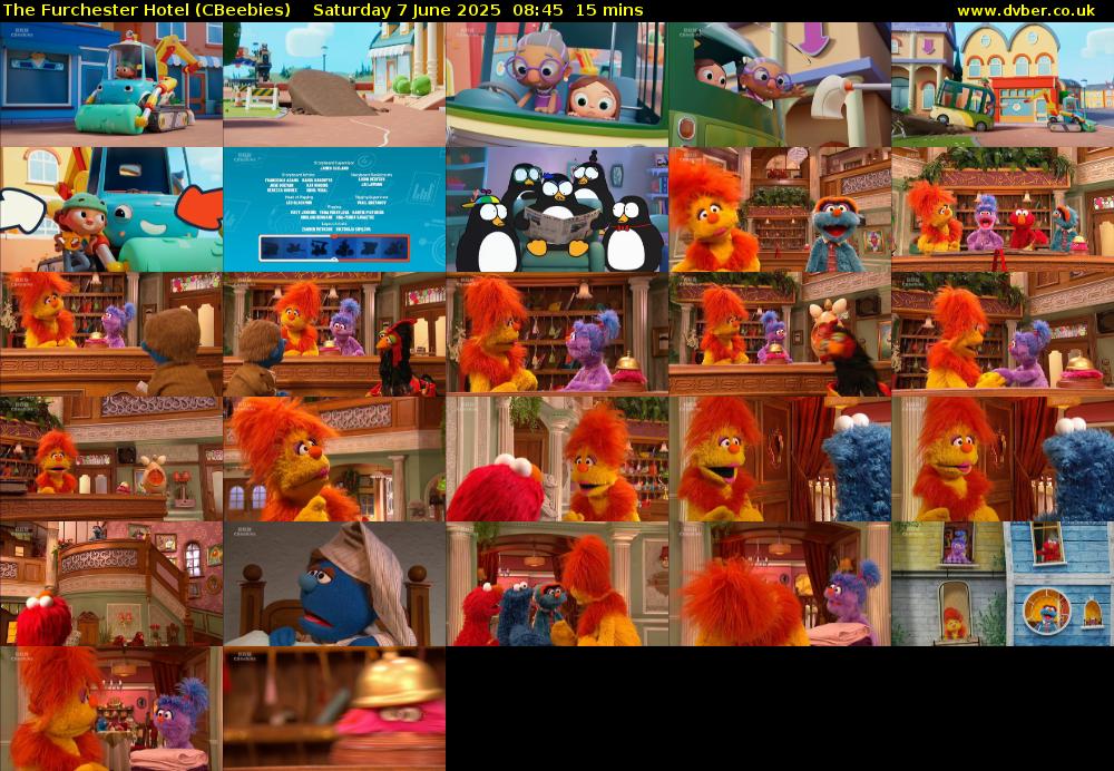 The Furchester Hotel (CBeebies) Saturday 7 June 2025 08:45 - 09:00