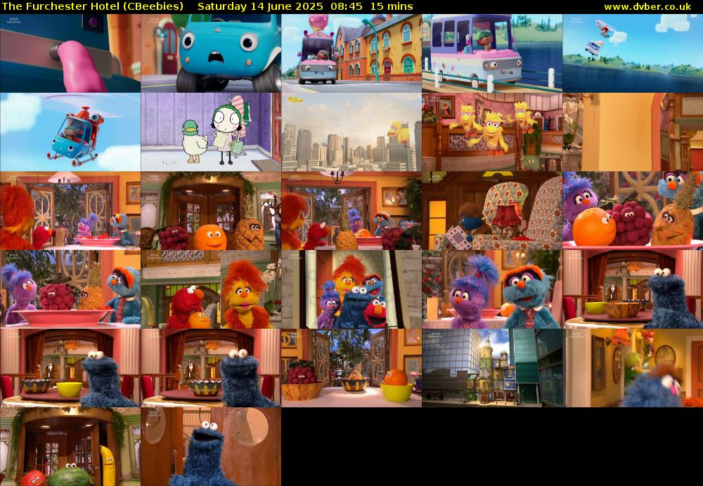 The Furchester Hotel (CBeebies) Saturday 14 June 2025 08:45 - 09:00