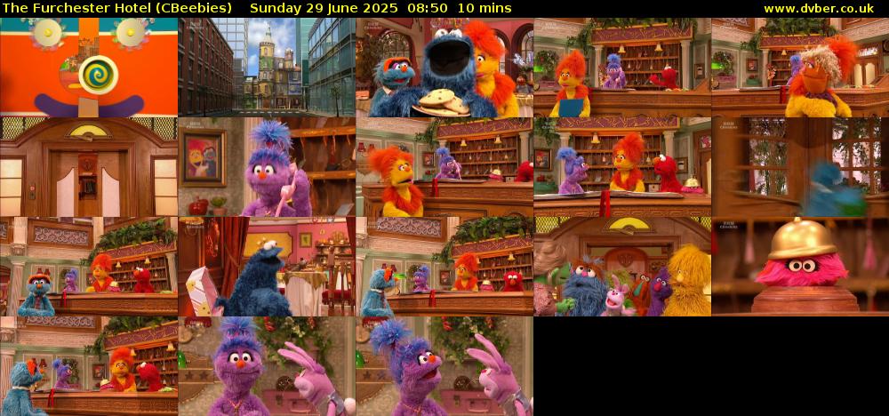 The Furchester Hotel (CBeebies) Sunday 29 June 2025 08:50 - 09:00
