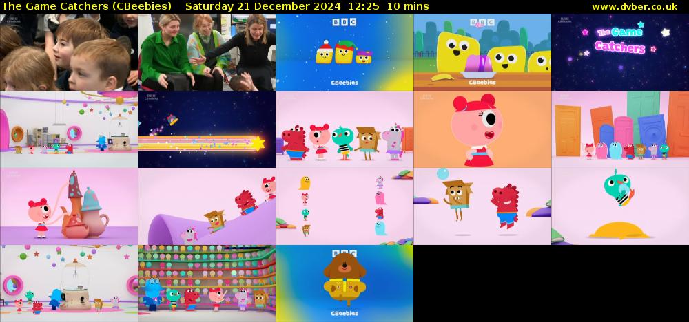 The Game Catchers (CBeebies) Saturday 21 December 2024 12:25 - 12:35
