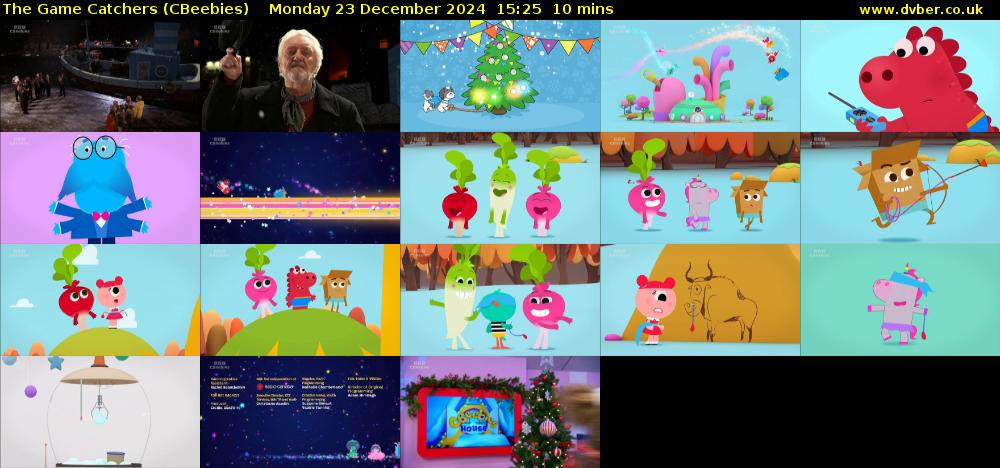 The Game Catchers (CBeebies) Monday 23 December 2024 15:25 - 15:35