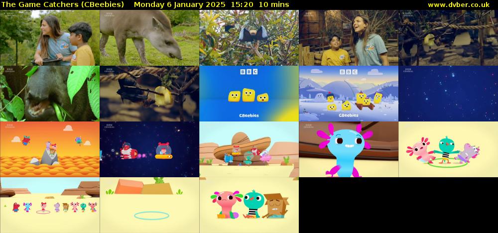 The Game Catchers (CBeebies) Monday 6 January 2025 15:20 - 15:30