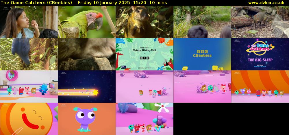 The Game Catchers (CBeebies) Friday 10 January 2025 15:20 - 15:30