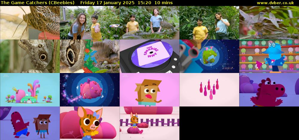 The Game Catchers (CBeebies) Friday 17 January 2025 15:20 - 15:30
