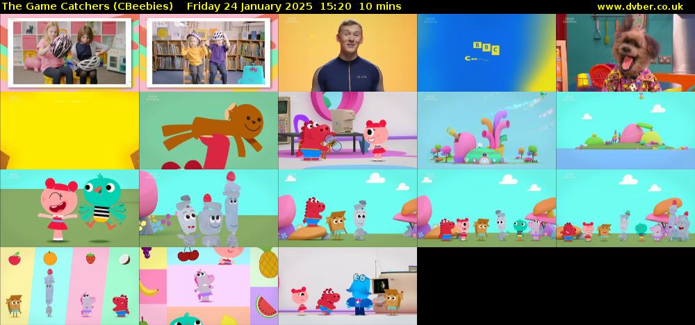 The Game Catchers (CBeebies) Friday 24 January 2025 15:20 - 15:30