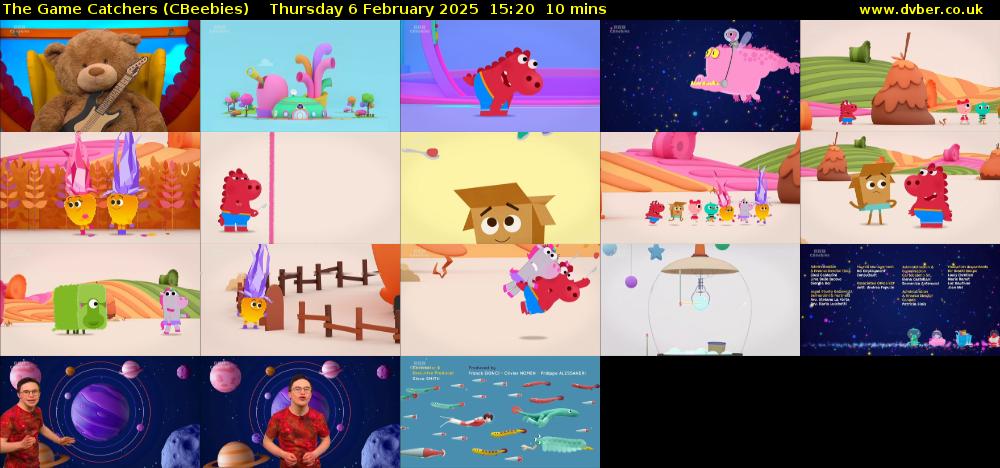 The Game Catchers (CBeebies) Thursday 6 February 2025 15:20 - 15:30