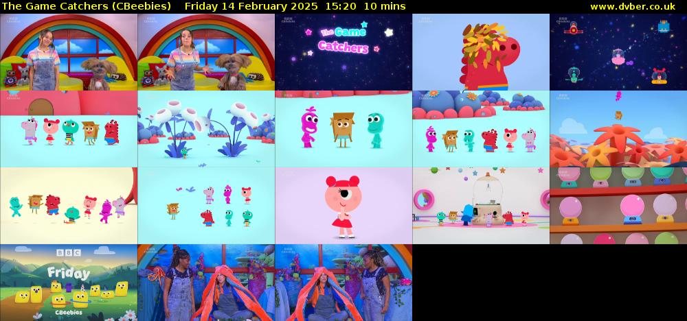 The Game Catchers (CBeebies) Friday 14 February 2025 15:20 - 15:30