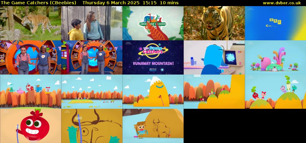 The Game Catchers (CBeebies) Thursday 6 March 2025 15:15 - 15:25