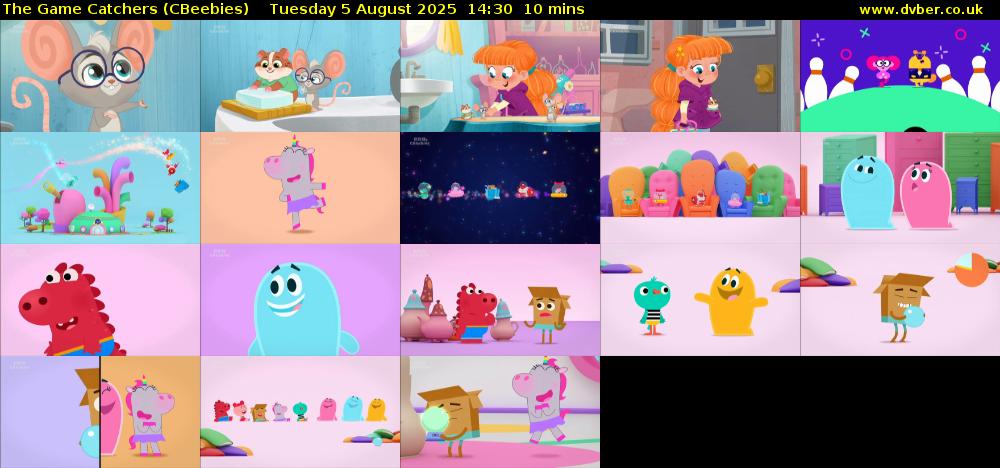 The Game Catchers (CBeebies) Tuesday 5 August 2025 14:30 - 14:40