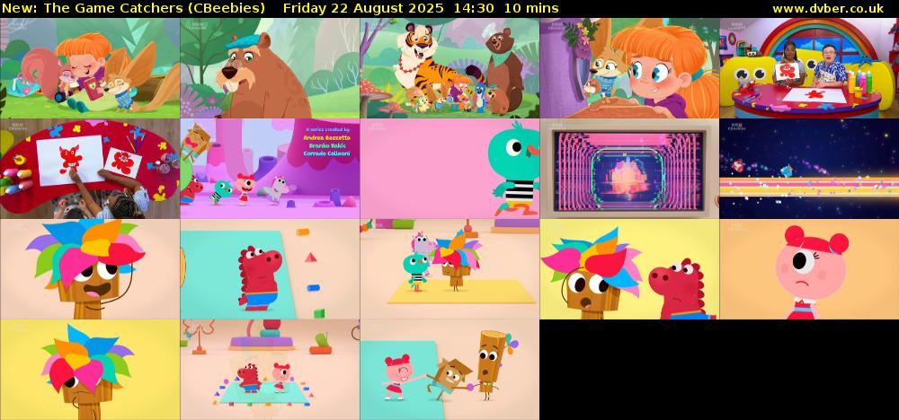 The Game Catchers (CBeebies) Friday 22 August 2025 14:30 - 14:40