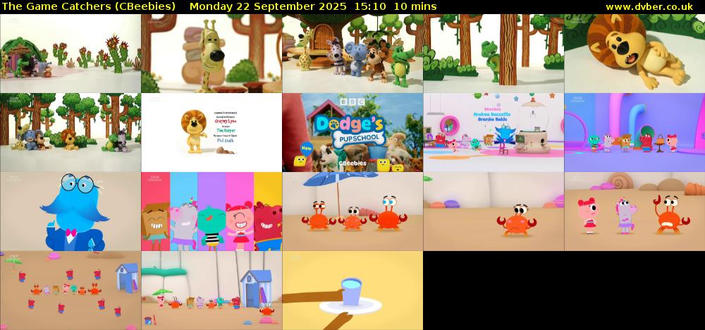 The Game Catchers (CBeebies) Monday 22 September 2025 15:10 - 15:20