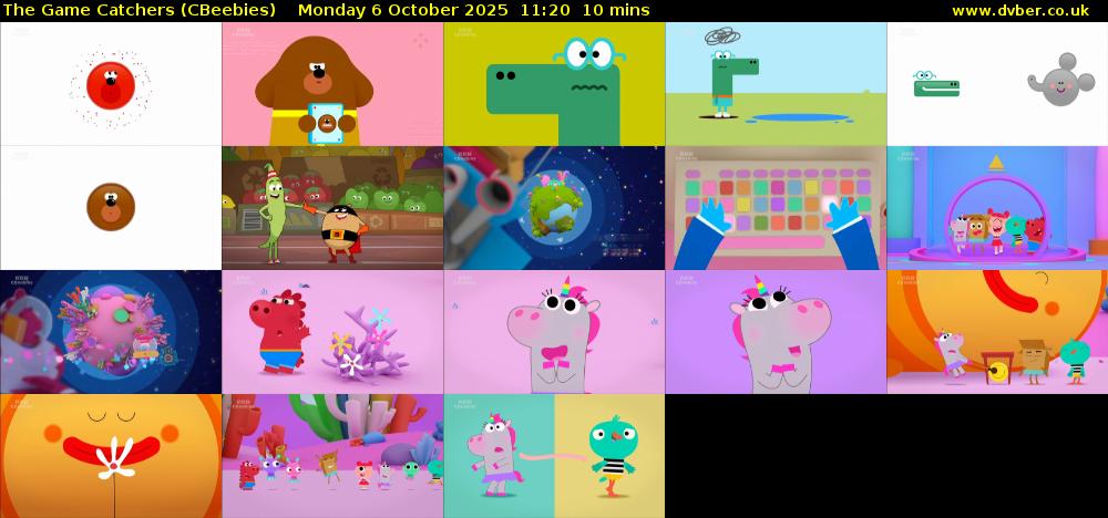The Game Catchers (CBeebies) Monday 6 October 2025 11:20 - 11:30
