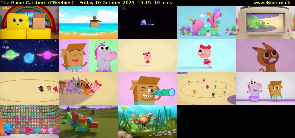 The Game Catchers (CBeebies) Friday 10 October 2025 15:15 - 15:25