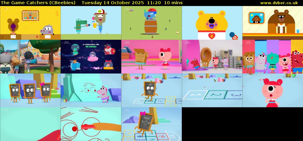 The Game Catchers (CBeebies) Tuesday 14 October 2025 11:20 - 11:30