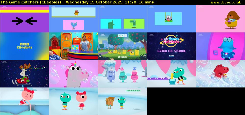 The Game Catchers (CBeebies) Wednesday 15 October 2025 11:20 - 11:30