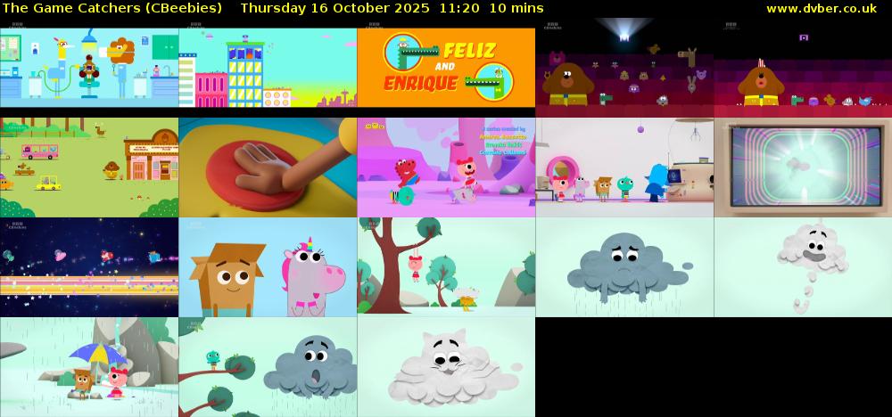 The Game Catchers (CBeebies) Thursday 16 October 2025 11:20 - 11:30