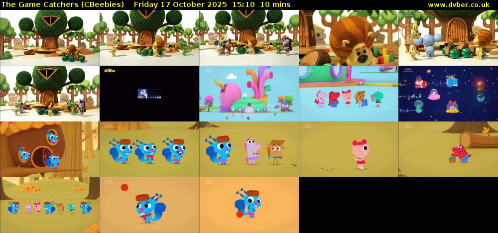 The Game Catchers (CBeebies) Friday 17 October 2025 15:10 - 15:20