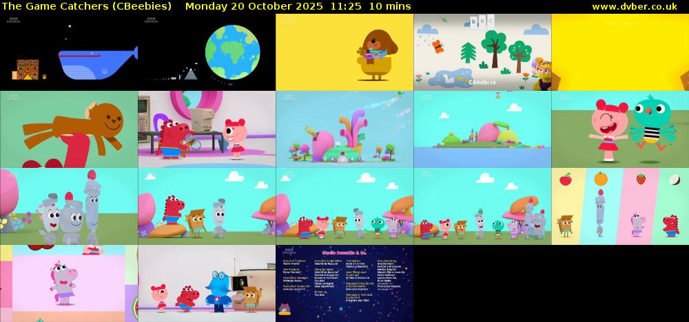 The Game Catchers (CBeebies) Monday 20 October 2025 11:25 - 11:35