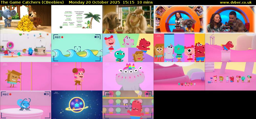 The Game Catchers (CBeebies) Monday 20 October 2025 15:15 - 15:25