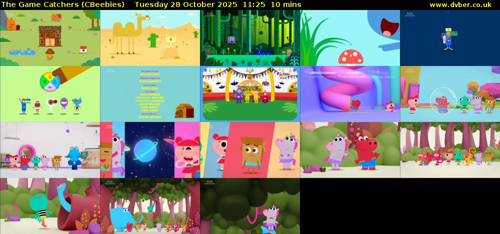 The Game Catchers (CBeebies) Tuesday 28 October 2025 11:25 - 11:35