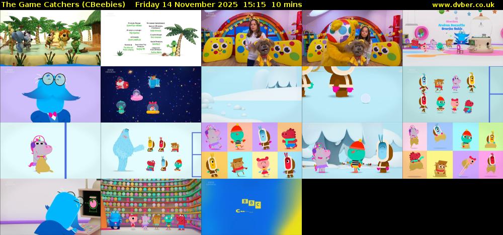 The Game Catchers (CBeebies) Friday 14 November 2025 15:15 - 15:25