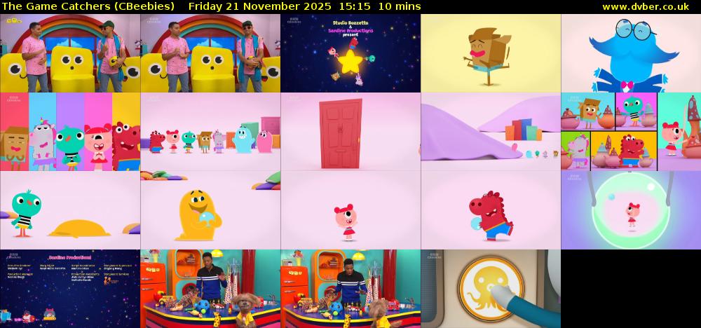 The Game Catchers (CBeebies) Friday 21 November 2025 15:15 - 15:25