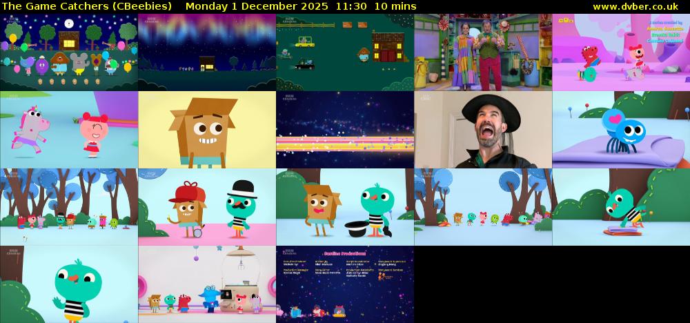 The Game Catchers (CBeebies) Monday 1 December 2025 11:30 - 11:40