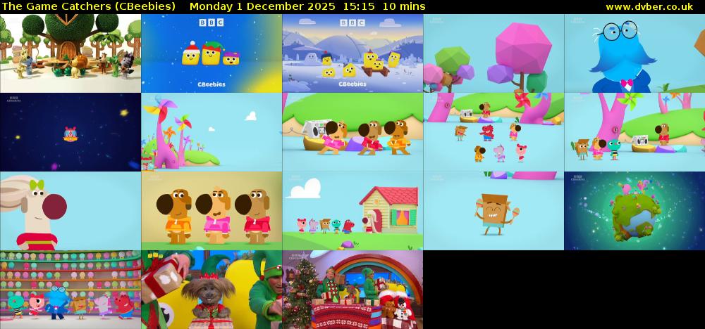 The Game Catchers (CBeebies) Monday 1 December 2025 15:15 - 15:25