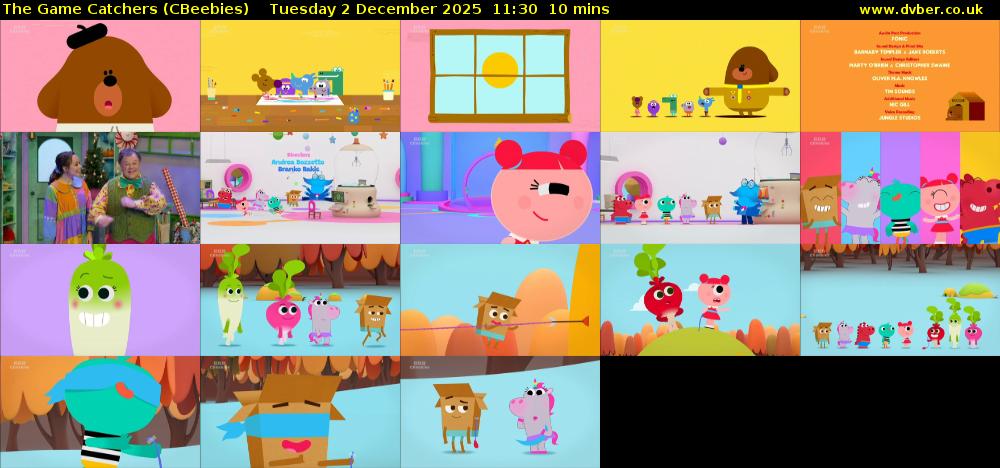 The Game Catchers (CBeebies) Tuesday 2 December 2025 11:30 - 11:40