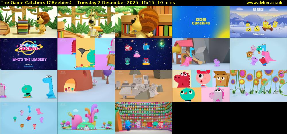 The Game Catchers (CBeebies) Tuesday 2 December 2025 15:15 - 15:25