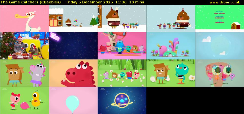 The Game Catchers (CBeebies) Friday 5 December 2025 11:30 - 11:40