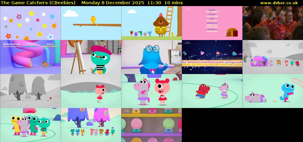 The Game Catchers (CBeebies) Monday 8 December 2025 11:30 - 11:40