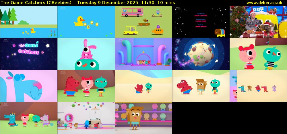 The Game Catchers (CBeebies) Tuesday 9 December 2025 11:30 - 11:40