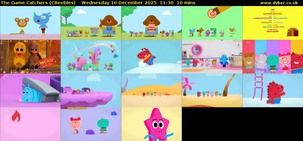 The Game Catchers (CBeebies) Wednesday 10 December 2025 11:30 - 11:40