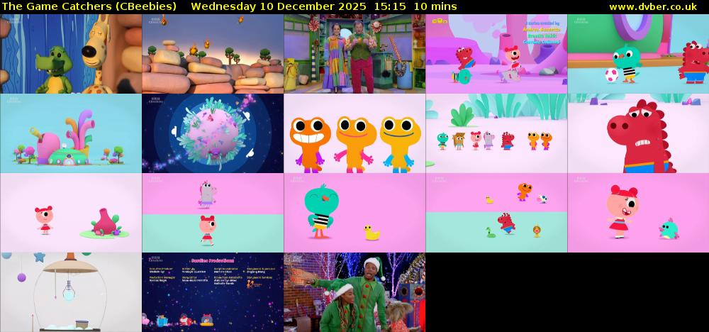 The Game Catchers (CBeebies) Wednesday 10 December 2025 15:15 - 15:25