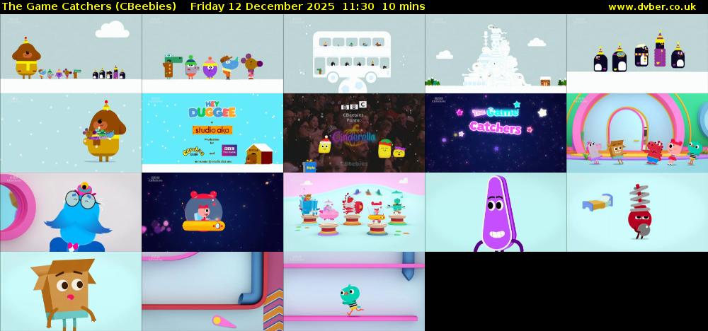 The Game Catchers (CBeebies) Friday 12 December 2025 11:30 - 11:40