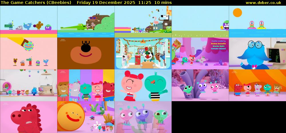 The Game Catchers (CBeebies) Friday 19 December 2025 11:25 - 11:35