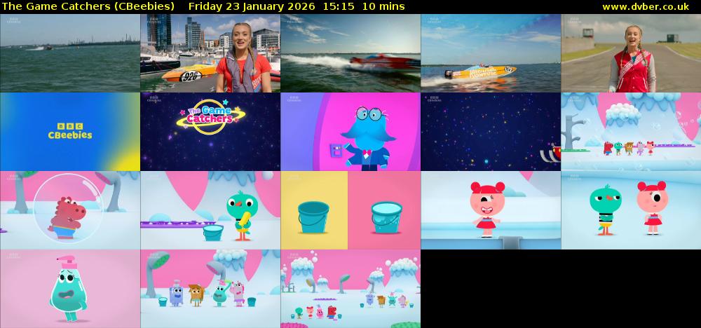 The Game Catchers (CBeebies) Friday 23 January 2026 15:15 - 15:25