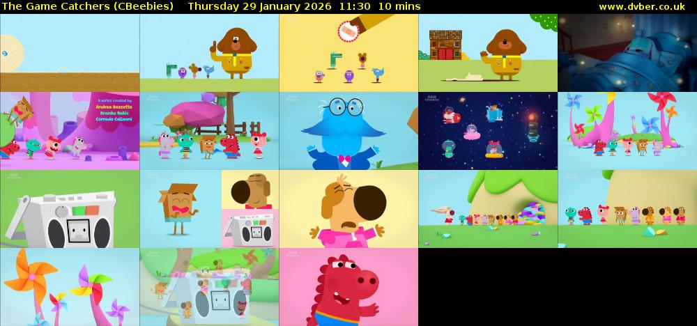 The Game Catchers (CBeebies) Thursday 29 January 2026 11:30 - 11:40