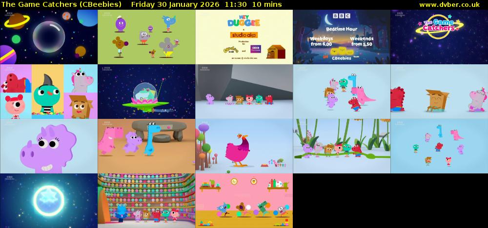 The Game Catchers (CBeebies) Friday 30 January 2026 11:30 - 11:40