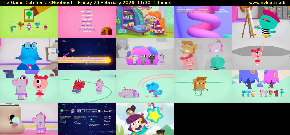 The Game Catchers (CBeebies) Friday 20 February 2026 11:30 - 11:40