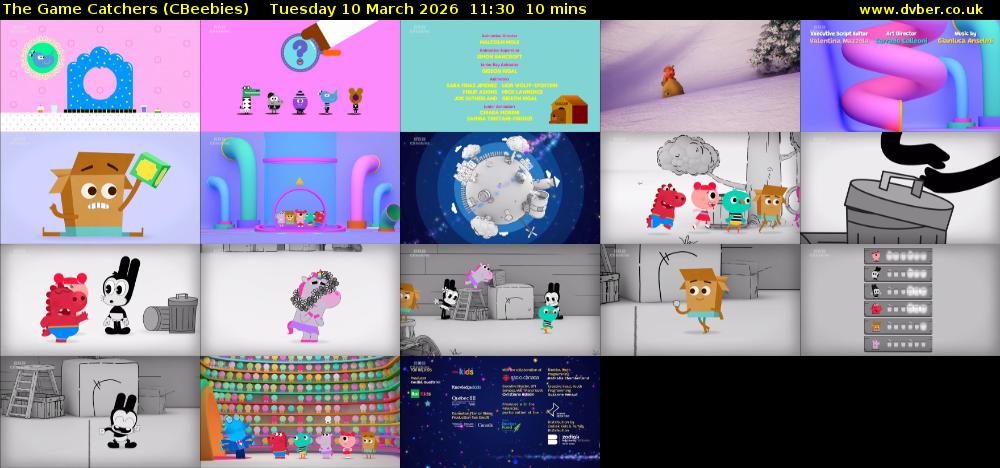 The Game Catchers (CBeebies) Tuesday 10 March 2026 11:30 - 11:40